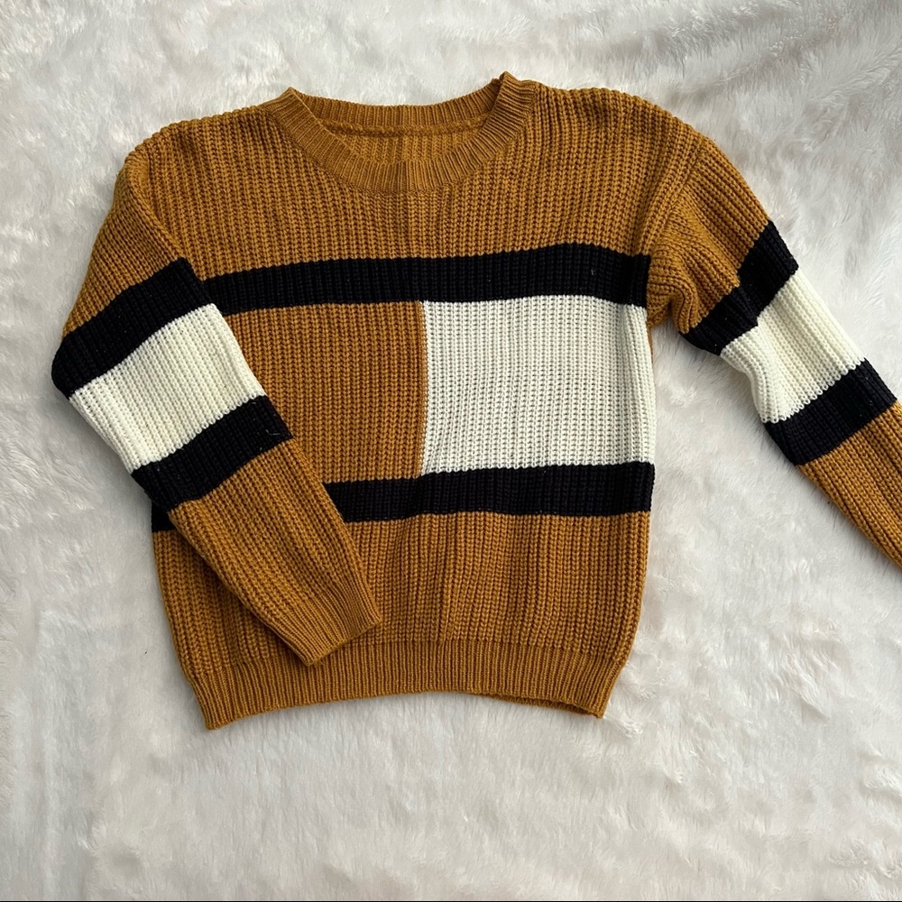 Block Color Sweater